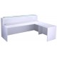 Gloss White Reception Counter Return Unit